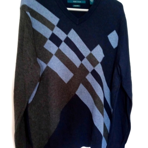 PERRY ELLIS Wool Blend Sweater - Picture 2 of 8